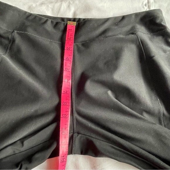 L.L.Bean Women’s Wide Leg  Black Athletic Pants - Size Medium - Picture 7 of 11